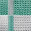 nuke guys see through mikrofaser waffeltuch 450 gsm 35x35cm mint weiss 2er pack 2