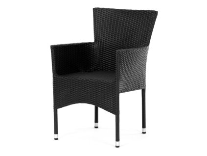 Záhradná stolička AZC-S2117 BK (Farba Čierna)