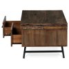 Konferenčný stolík AHG-536 PINE (Farba Hnedá)