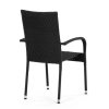 Záhradná stolička AZC-S2113 BK (Farba Čierna)