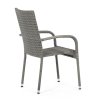 Záhradná stolička AZC-S2114 GREY (Farba Šedá)