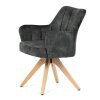 Jedálenské kreslo HC-D7188 BK4 (Farba Čierna)