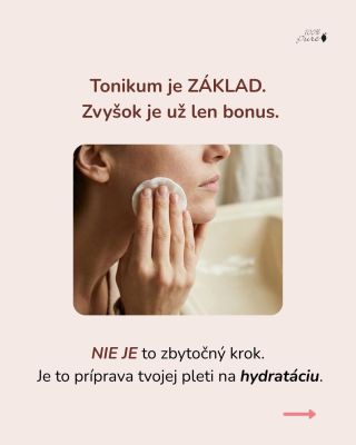 Tonikum vracia pleti rovnováhu po čistení. Vďaka tomu krém naozaj funguje, nie len pokrýva povrch pokožky. Toniká šetrné k...