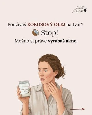 Používaš kokosový olej na tvár, lebo je prírodný? 🥥 Mnoho ľudí netuší, že práve kokosový olej patrí medzi látky, ktoré...