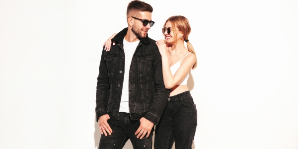 Dámské a pánské jednoduché outfity