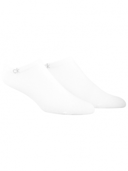 CALVIN KLEIN White 2 Pack ponožky
