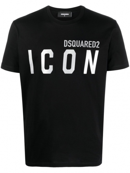 dsquared2 icon logo black tricko 2 (1)