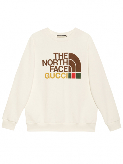 the north face x gucci ivory mikina12