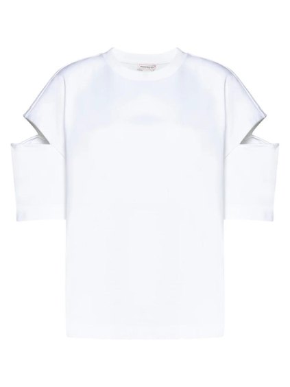 alexander mcqueen cut out white tricko (1)