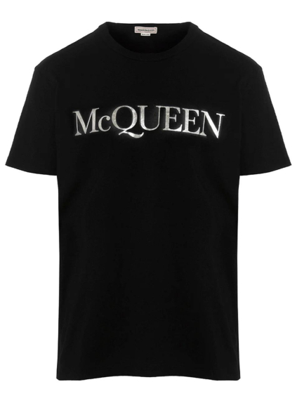 alexander mcqueen logo black tricko (1)