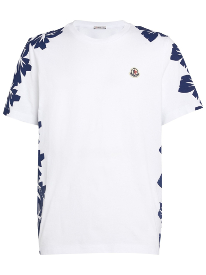 moncler floral white tricko (1)