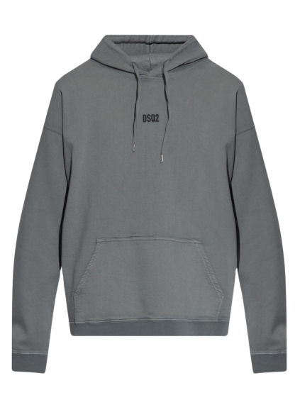 dsquared2 logo detail grey mikina (1)