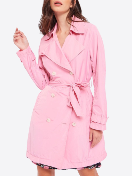 gaudi water resistant pink trenckot (1)