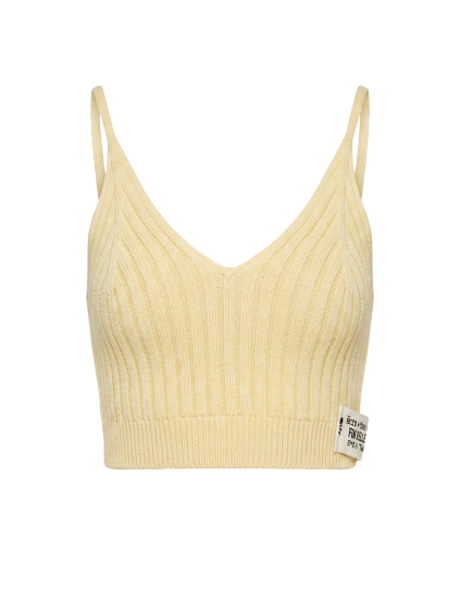 vdr pastel yellow crop topsdc