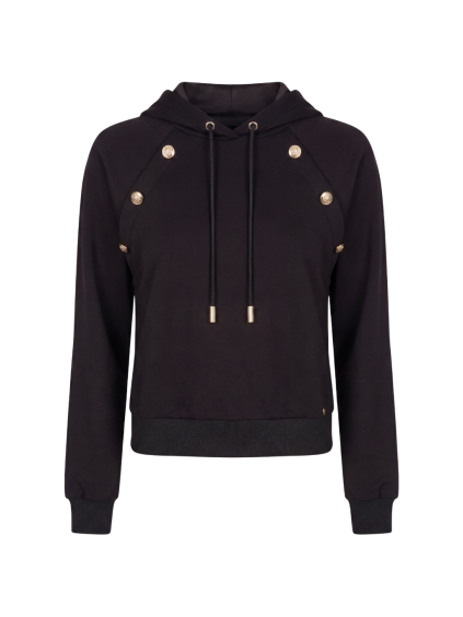 gaudi buttons black mikinad