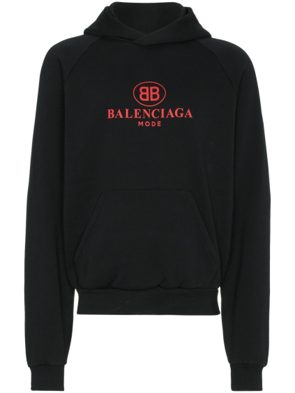balenciaga mode black mikina (1)