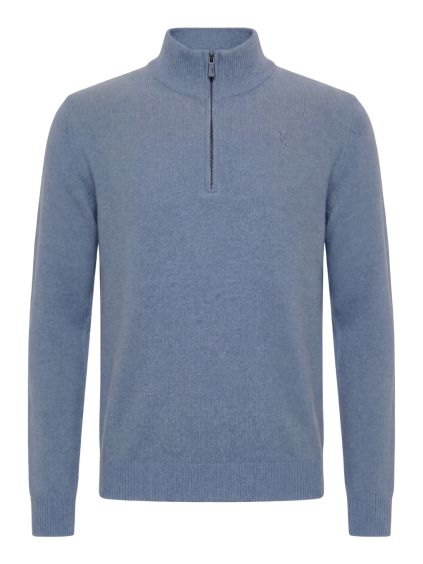 BILLIONAIRE Half Zip Blue sveter (Velikost L)