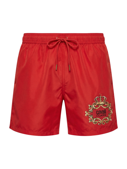 cavalli class logo red plavky
