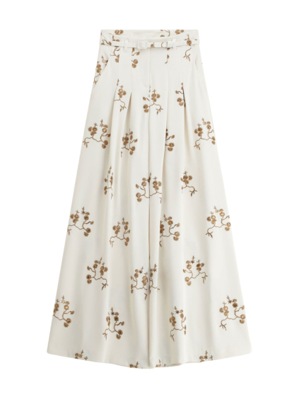 imperial floral white nohavice1234 (1)