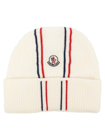 moncler wool white ciapka (1)