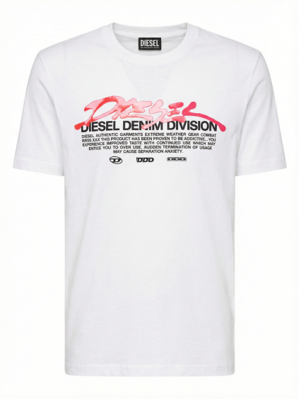diesel graphic white tricko (1)