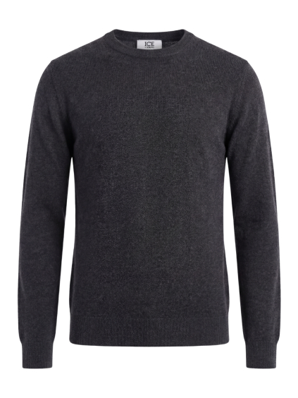iceberg confortevole dark grey sveter (1)