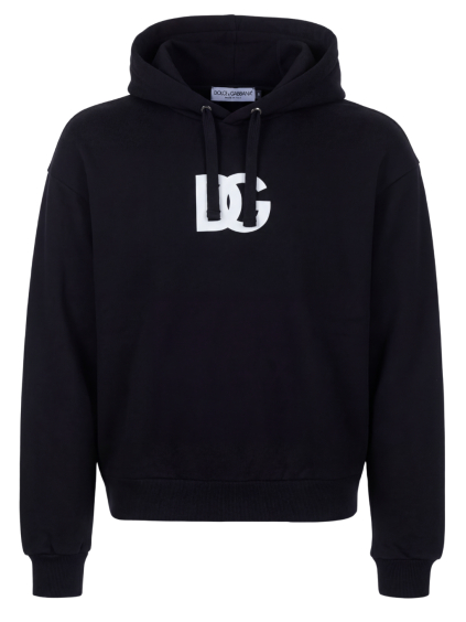 dolce gabbana logo black mikina 2 (1)