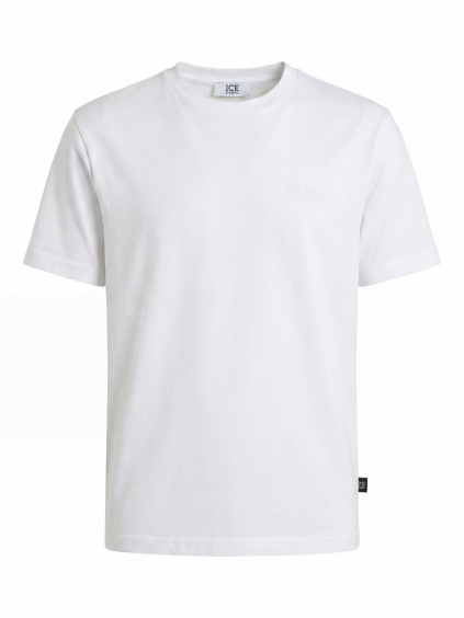 iceberg logo white tricko (1)