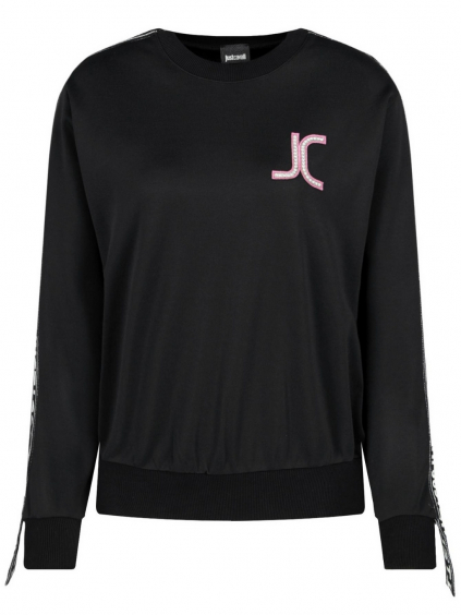 JUST CAVALLI JC Logo Black mikina (1)