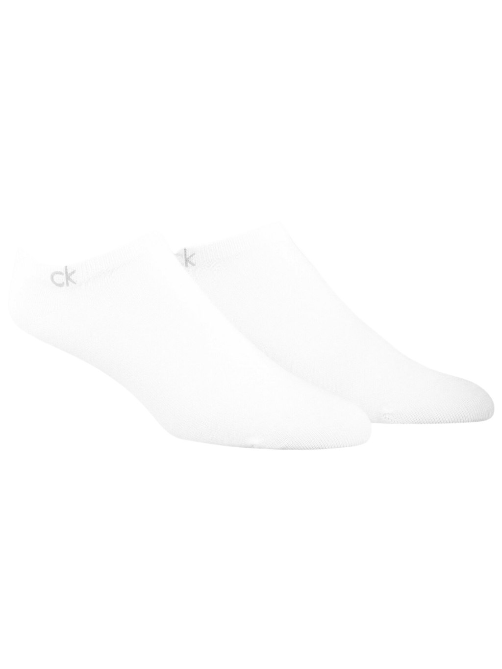 Levně CALVIN KLEIN White 2-Pack ponožky