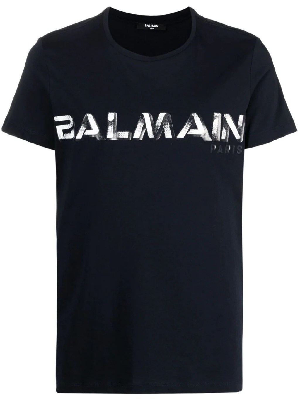 Levně BALMAIN Paris Logo Blue tričko