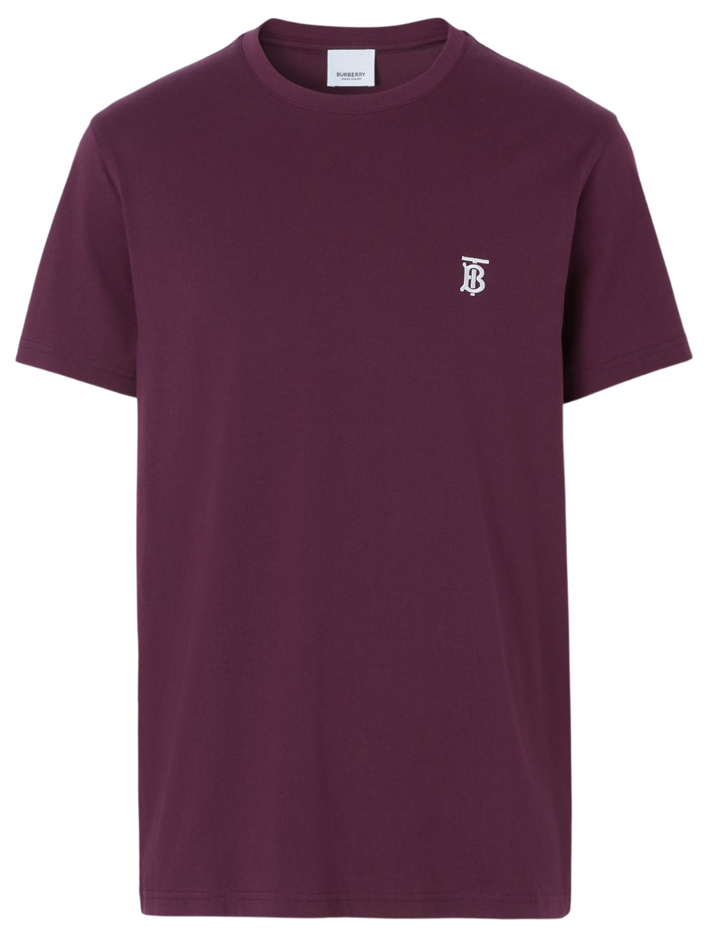 BURBERRY Parker Maroon tričko L Vínová