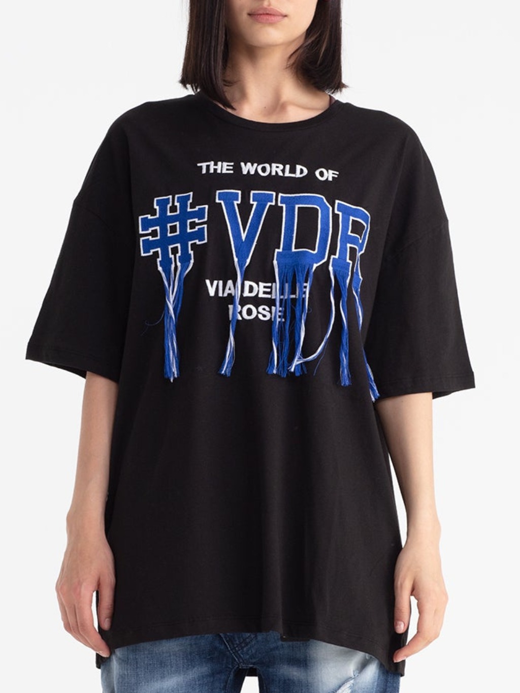 Levně #VDR World Black tričko