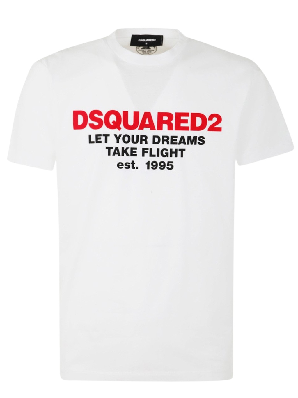 Levně DSQUARED2 Flight White tričko