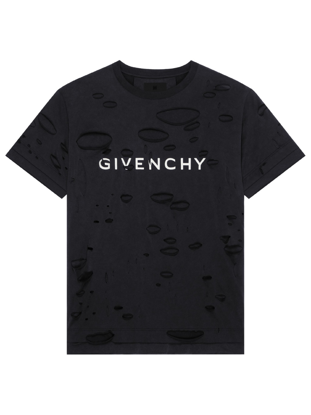 Levně GIVENCHY Cut-Out Black tričko