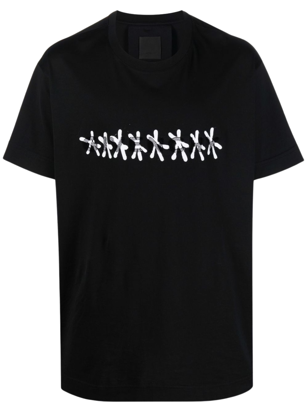 Levně GIVENCHY Overprint Black tričko