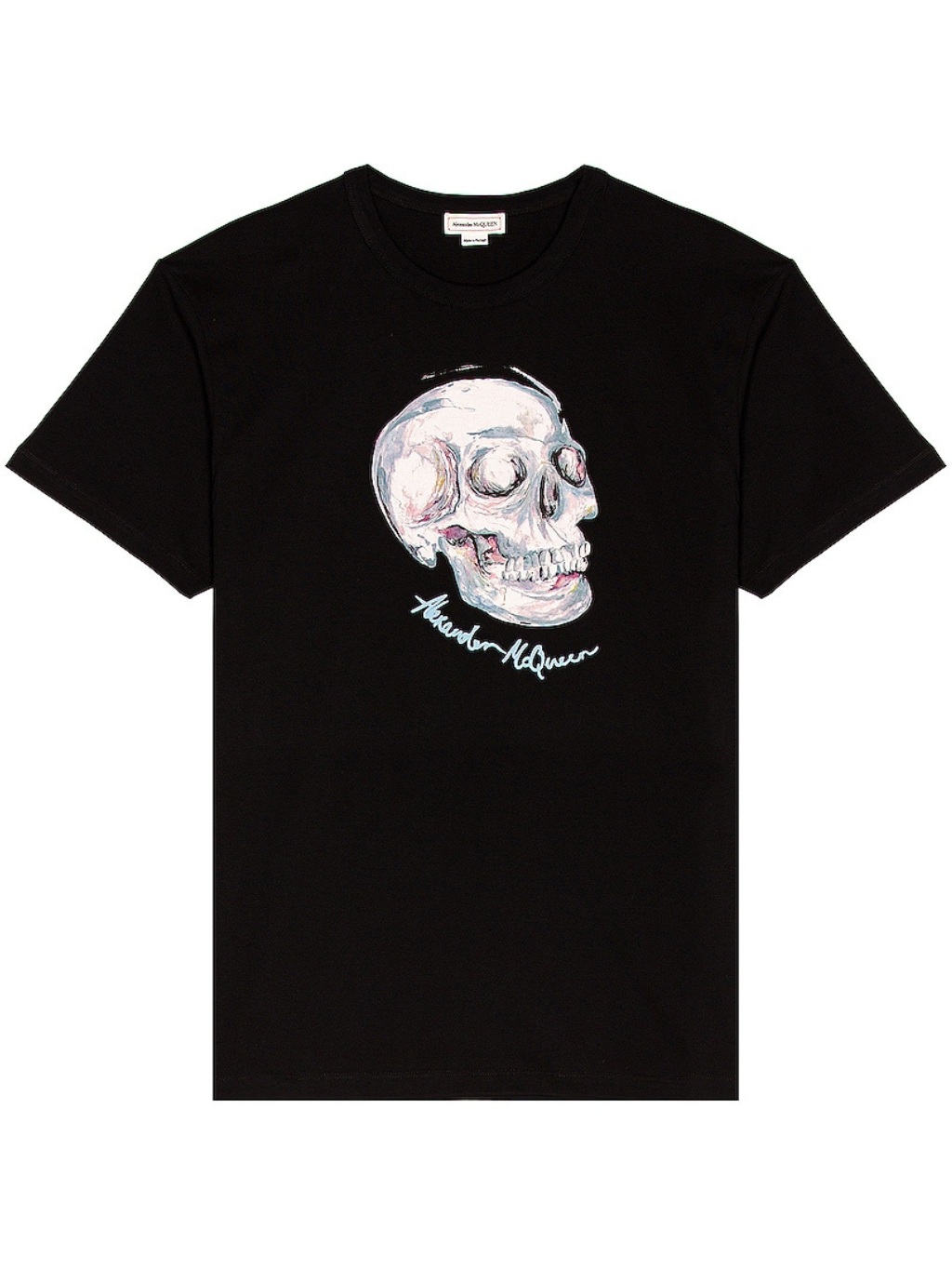 Levně ALEXANDER MCQUEEN Skull Black tričko