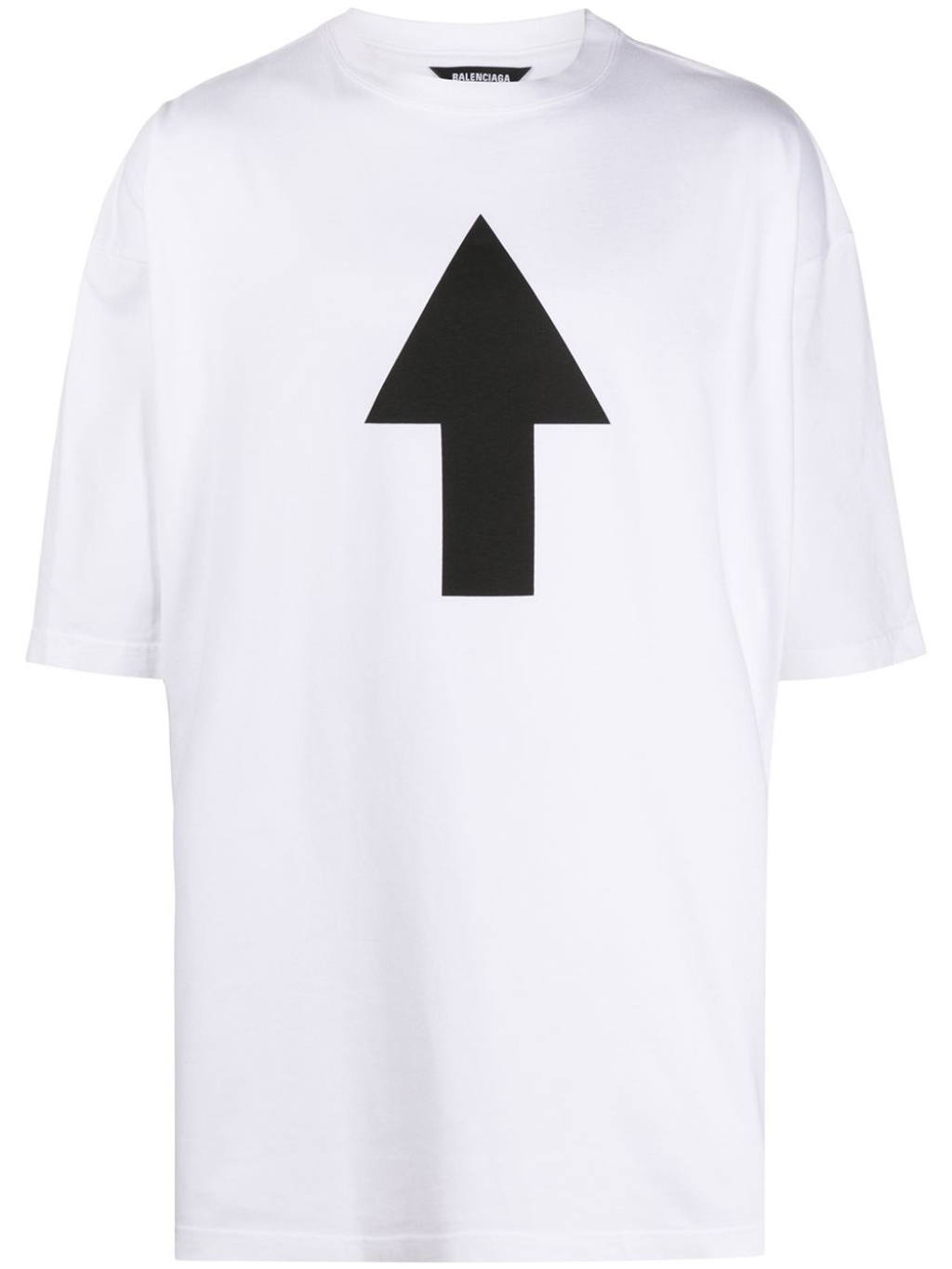 Levně BALENCIAGA Arrow White tričko
