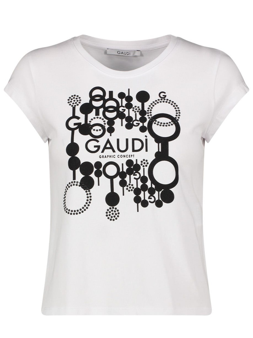 Levně GAUDI Graphic White tričko