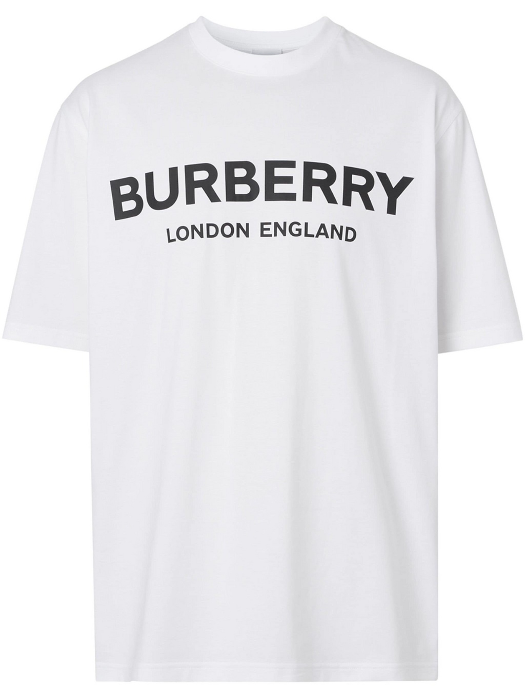 BURBERRY Logo White tričko XS Bílá