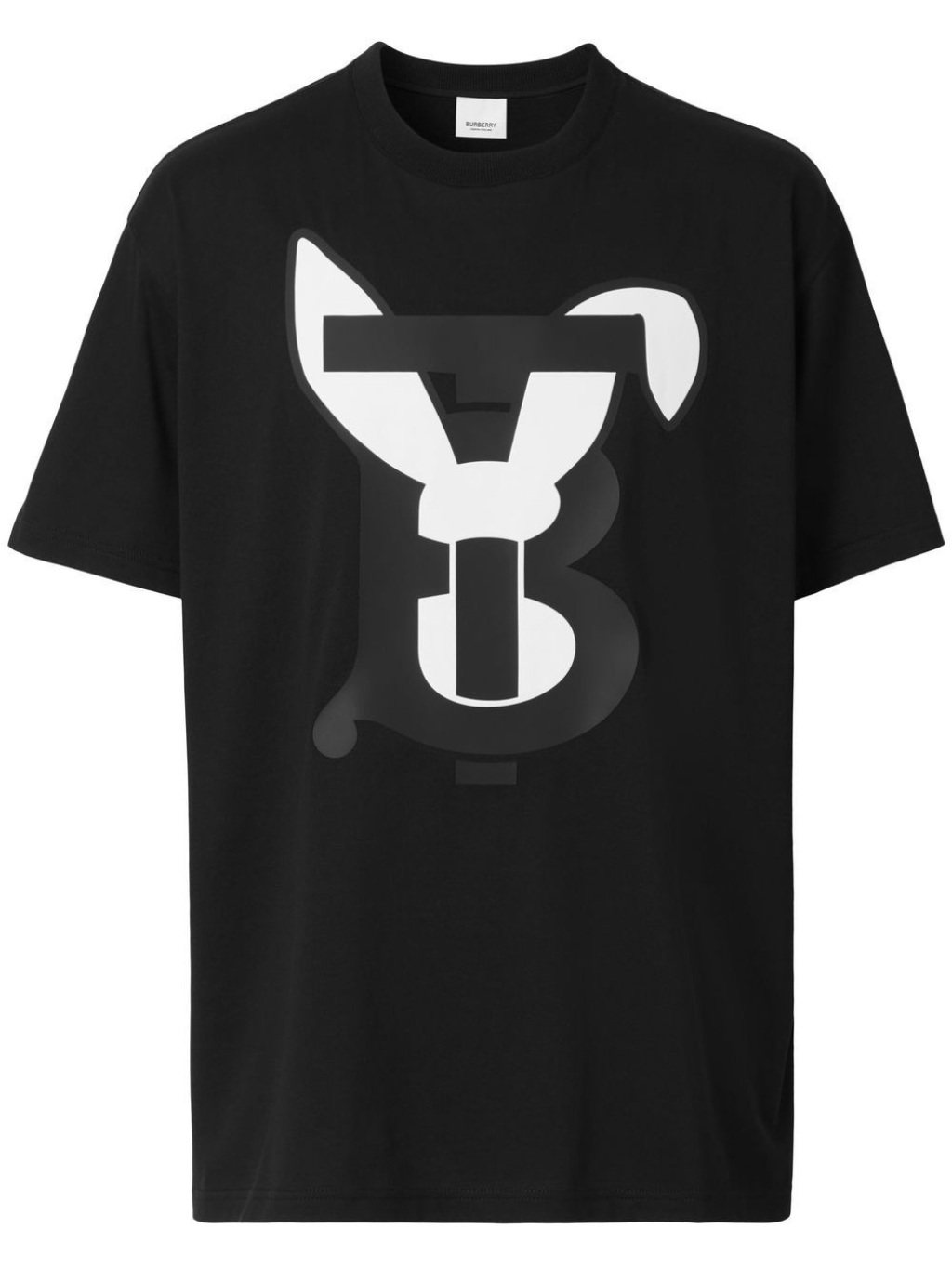 BURBERRY Rabbit Black tričko S Černá