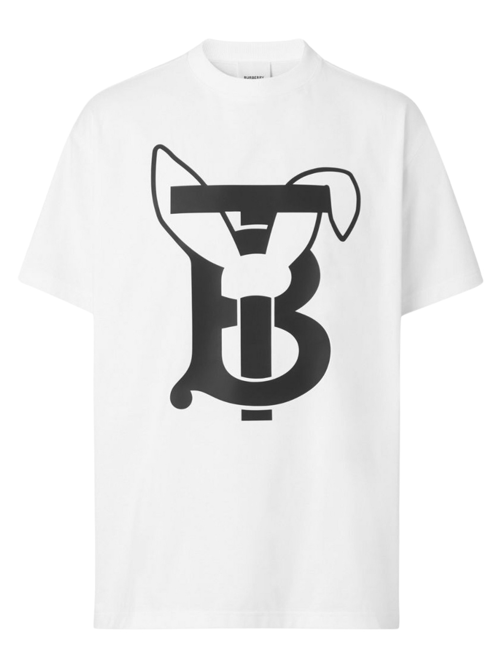 BURBERRY Rabbit White tričko XS Bílá