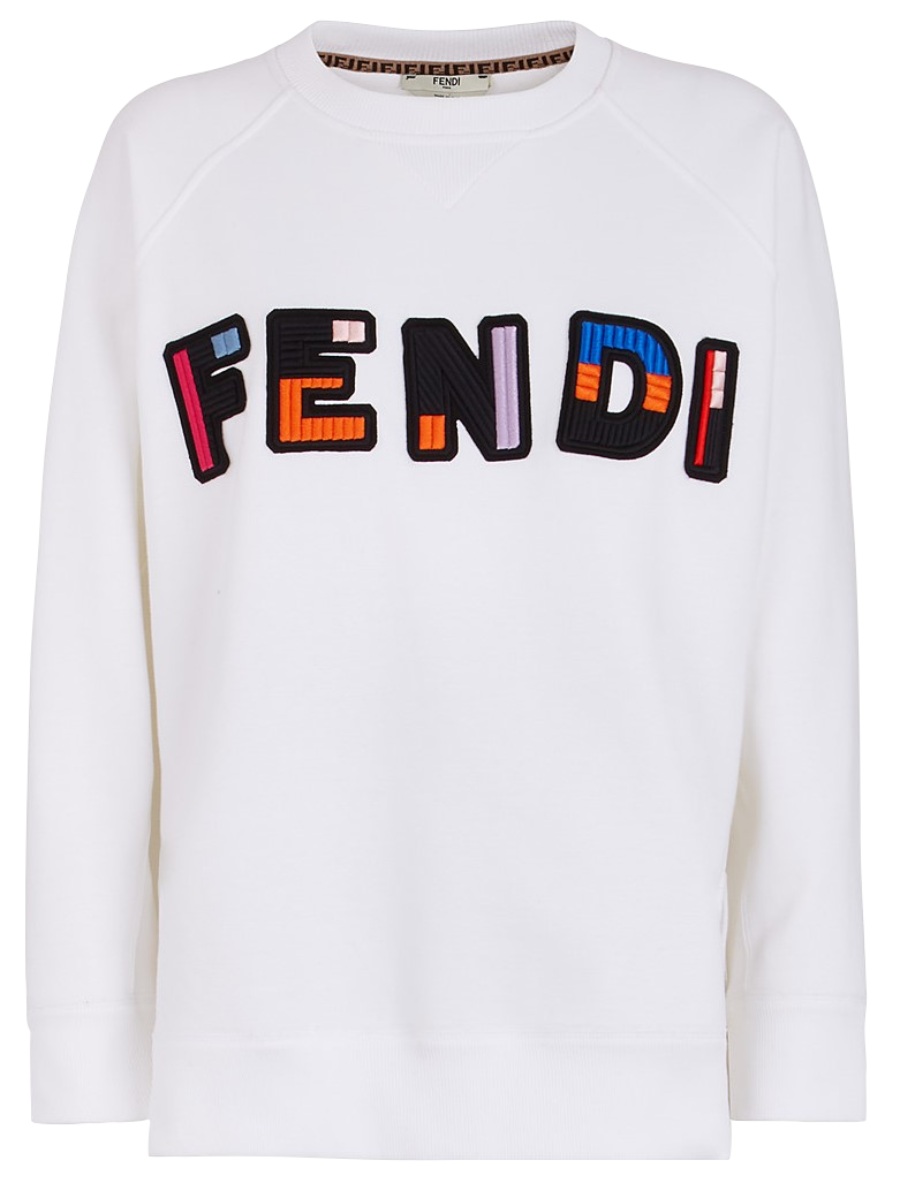 Levně FENDI Logo Oversize mikina