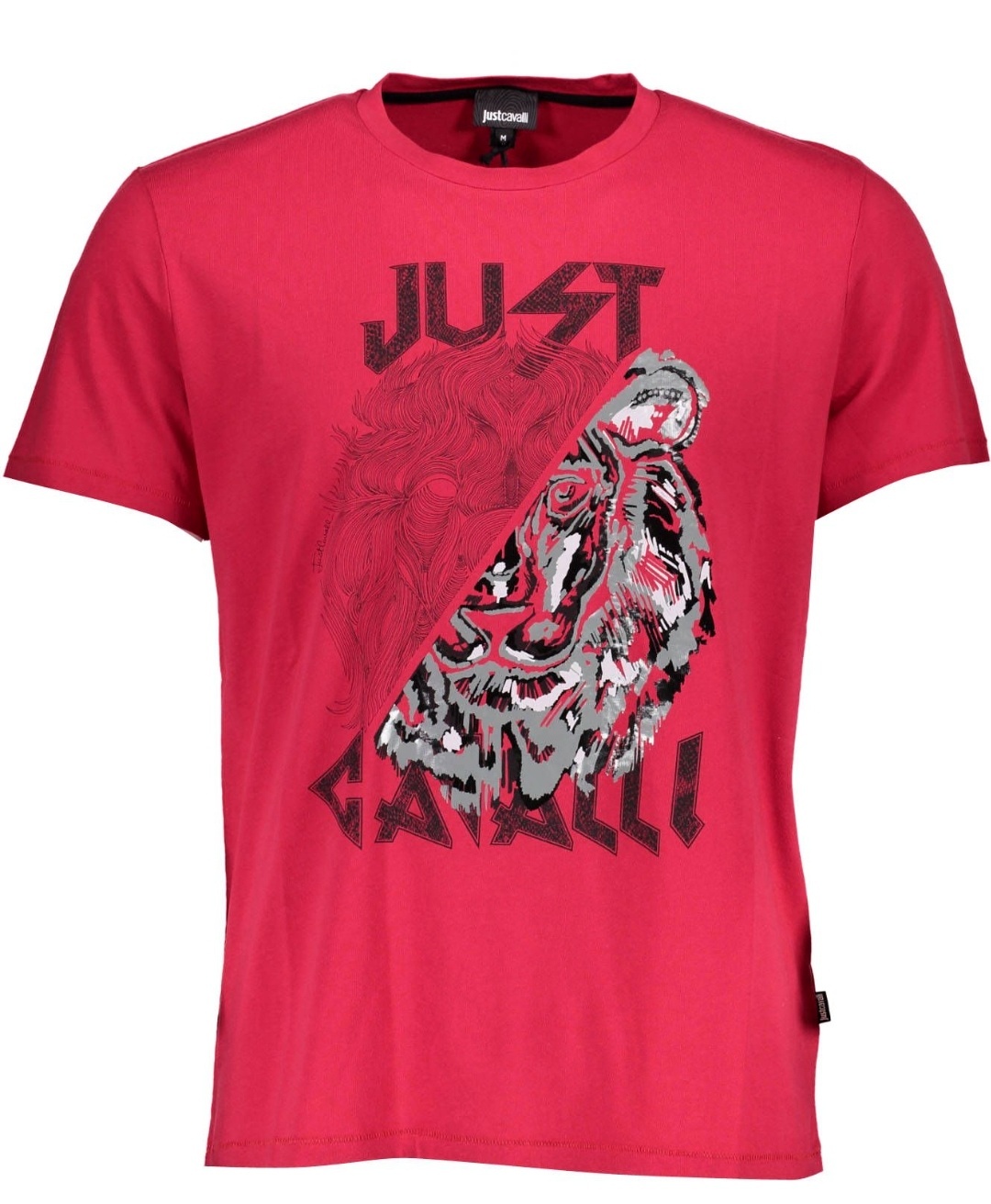 Levně JUST CAVALLI Lion Logo Red tričko