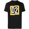 dsquared2 logo black D2 tricko panske