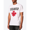 dsquared2 leaf white tricko (3)