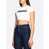 dsquared2 mirror white crop tricko1 (3)