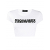 dsquared2 mirror white crop tricko1 (1)