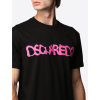 dsquared2 paint black tricko (5)