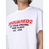 dsquared2 flight white tricko (4)